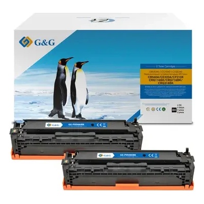 Compatible КОМПЛЕКТ 2 УНИВЕРСАЛНИ КАСЕТИ ЗА HP Color Laserjet CP1210/CP1215/CP1510/CP1515/CP1518/CP1525/CM1312/CM1415/CP1525/Pro 200 Color M251/M276 series (100HPCB540AUGTW)