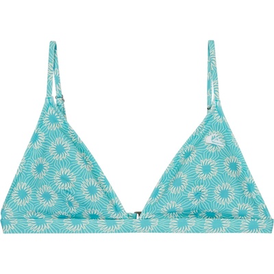 Quiksilver Дамско бикини горнище Quiksilver Women's Champion Sound Top Bikini top - Aqua Ocean Mayhem 20X20 (150-6727-0113)