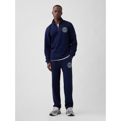 GAP tepláky s logem Straight-Leg Tmavě modrá