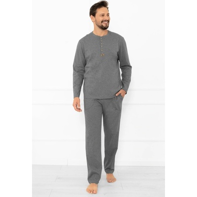Italian Fashion pánské pyžamo Gordo šedá