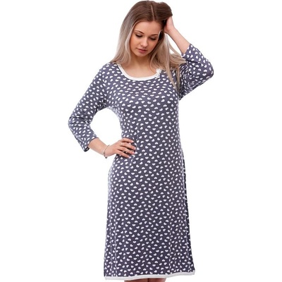 Těhotenská košilka noční 1D0589 šedá