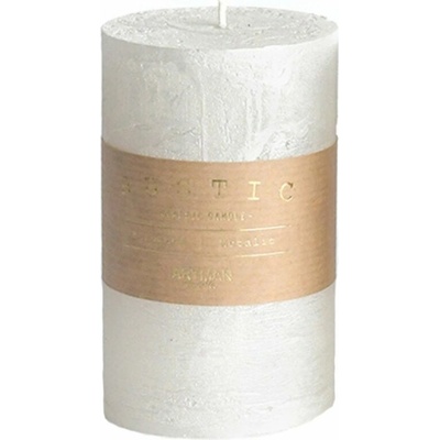 Rustic Metalic valec 7x15 cm biela