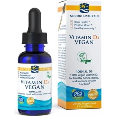 Nordic Naturals Vitamin D3 na rostlinné bázi 30 ml