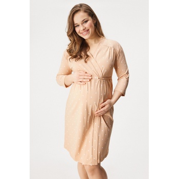 Astratex Памучен халат за бременни Dots къс (ATXNightDots_zup)