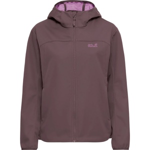 Jack Wolfskin Дамско софтшел яке Jack Wolfskin Women's Windhain 2 Hoody Softshell jacket - Sheer Plum (103-3117-0313)