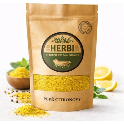 Herbi Biele korenie citronové pikantná zmes s osviežujúcou citrusovou chuťou 25 g