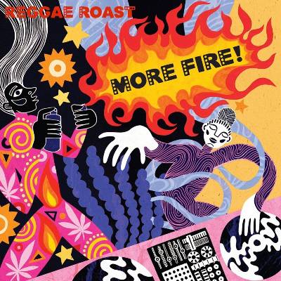 Reggae Roast - More Fire! (Numbered/Limited Edition) (Flaming Orange Coloured) (45 RPM) (180g) (2 LP) (8719262028661)