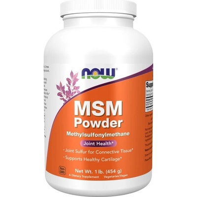 Now Foods MSM Methylsulfonylmethan 100% Pudr 454 g