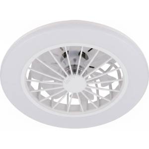 Brilo - LED димируем таванен вентилатор PAFO LED/24W/230V 3000-6500K бял+ДУ (BL2361)