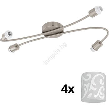 EGLO - LED точкови лампи MY CHOICE 4xE14/4W/230V хром/бяло (EG31129H)