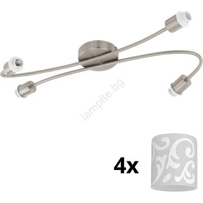 EGLO - LED точкови лампи MY CHOICE 4xE14/4W/230V хром/бяло (EG31129H)