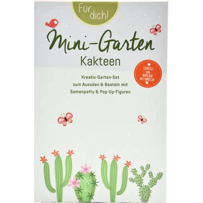 Wunderle Mini záhrada "Kaktusy" - kreatívny Pop Up Garten Set - 1 sada