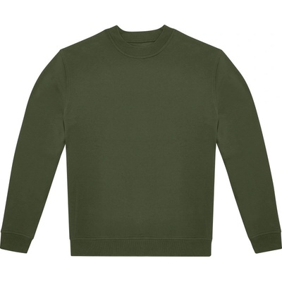 B&C mikina ID.332 Crew unisex COT01I332u4200-urban khaki