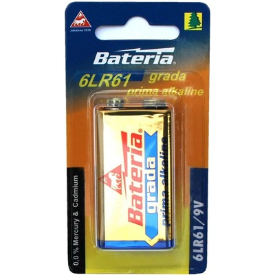BATERIA GRADA Prima 9V 6LR61 1 ks 120007