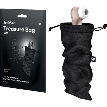 Торбичка за съхранение на секс играчки - Treasure Bag Black (SATISFY472)
