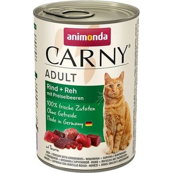 Animonda Carny Adult говеждо, еленско и боровинки - 400 г