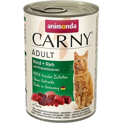 Animonda Carny Adult говеждо, еленско и боровинки - 400 г
