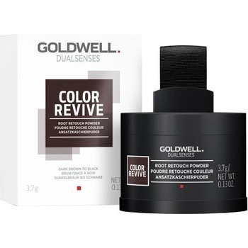 Goldwell Color Revive Root Retouch Powder Dark Brown to Black Pudr Tmavě hnědá až černá 3,7 g