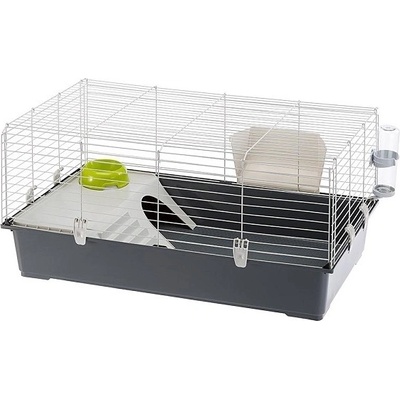 Ferplast Rabbit 100 Klietka tmavě šedá s výbavou 95 x 57 x 46 cm