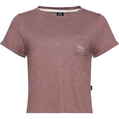 Chillaz Дамска тениска Chillaz Women's Grosetto Search & Respect T-shirt - Wine - размер 34 (EU) (916-6245-0312)