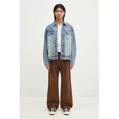 Billionaire Boys Club Дънково яке Billionaire Boys Club Duck Embroidered Denim Jacket (B24410)