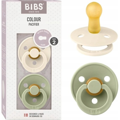 Bibs Colour cumlíky kaučuk sage ivory 2ks 47888
