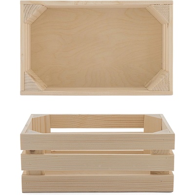 Bisetti BISETTI-Дървена поставка за гастронорм GN1/4 26x15, 7xh10, 5cm НАТУРАЛ (27114) (0143100)