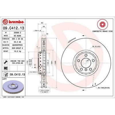 BREMBO 09.C412.13