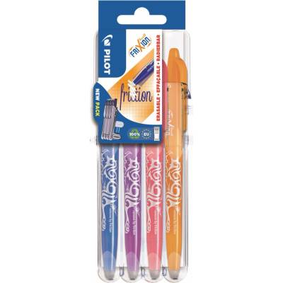 Sada Set2Go 4 kusy Roller FriXion Ball, 0.7, (M) stredné, new colors - PILOT – Zboží Dáma