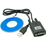 Spacer USB АДАПТЕР SPACER USB 2.0 (T) към Serial DB9M (9-пинов)(RS232)(T) с черен кабел 30см "SPA-USB-RS232 (SPA-USB-RS232)