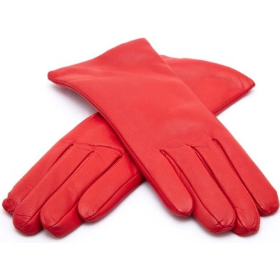 Bohemia dámské červené kožené rukavice
