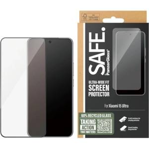 Safe Стъклен протектор SAFE - Ultra Wide Fit, Redmi 15 Ultra, прозрачен (5715685020667)