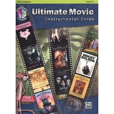 Ultimate Movie Instrumental Solos skladby pre altový saxofón a klavír