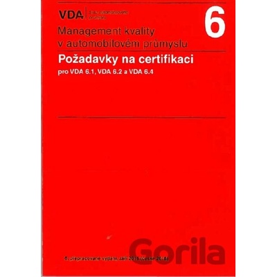 Management kvality v automobilovém průmyslu VDA 6 6.vydání