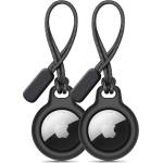 Tech-Protect 2x ключодържател за Apple Airtag от Tech Protect Rough Chain - Черни (5906302360772)