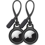 Tech-Protect 2x ключодържател за Apple Airtag от Tech Protect Rough Chain - Черни (5906302360772)