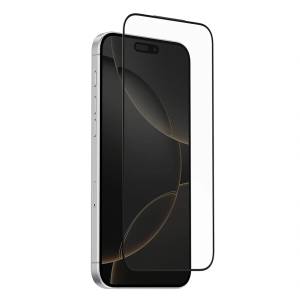  Стъклен протектор 5D Full Glue Matte за iPhone 17 Pro / 18 Pro, черен