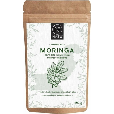 Natu Moringa prášek BIO 130 g