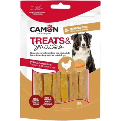 Camon Допълваща храна за кучета панирани пилешки лентички (ae405)