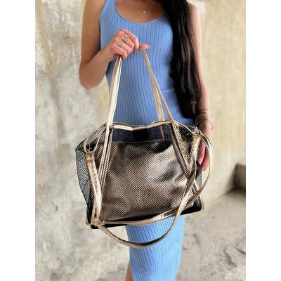 Grosso kabelka na rameno 2v1 GS-3900-gold