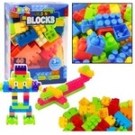 LEAN Toys Building blocks in educational box 60 elements