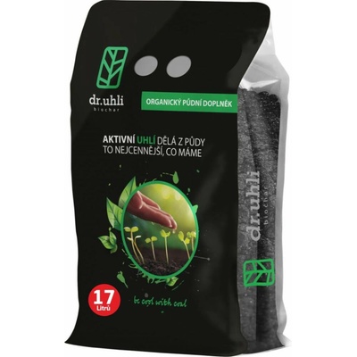 Biochar aktivní uhlí pro pokojové rostliny 1 l