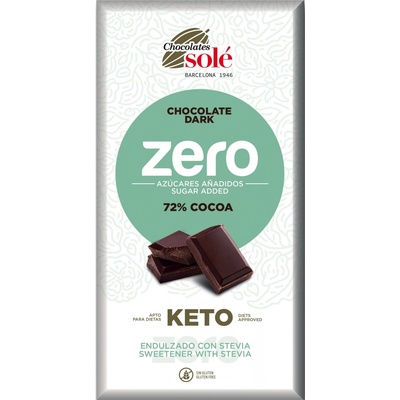 Solé Hořká 72% se stévií bez cukru 100 g