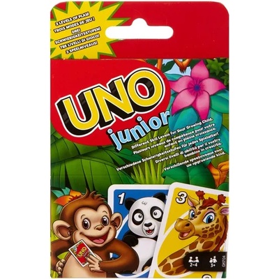 Mattel Junior Uno - игра с карти с инструкции на унгарски език (GKF04)