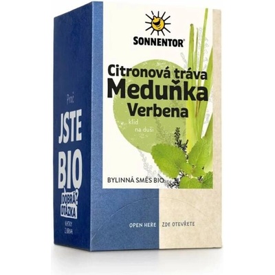 Sonnentor citronová tráva meduňka verbena bio 21,6 g balení 6 ks