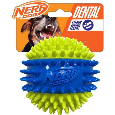 Nerf Dog pískacia loptička s pichliačmi v troch častiach 9,5 cm