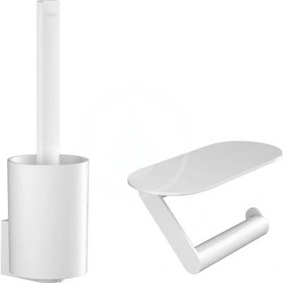 Hansgrohe WallStoris Set doplnkov na WC matná biela 27969700
