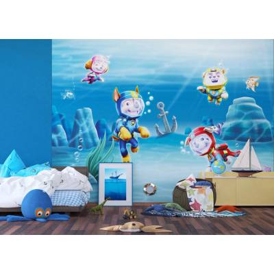 AG Design FTDNXXL-5076 Vliesová fototapeta Tlapková patrola rozměry 360 x 270 cm