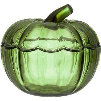 4LIVING Collection (Финландия) Стъклена купа за съхранение 4LIVING PUMPKIN с капак - зелена (TB 4Living 656546)