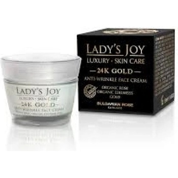 Bulgarian Rose Karlovo Lady's Joy Luxury 24K Gold - Крем за лице против бръчки 50 мл
